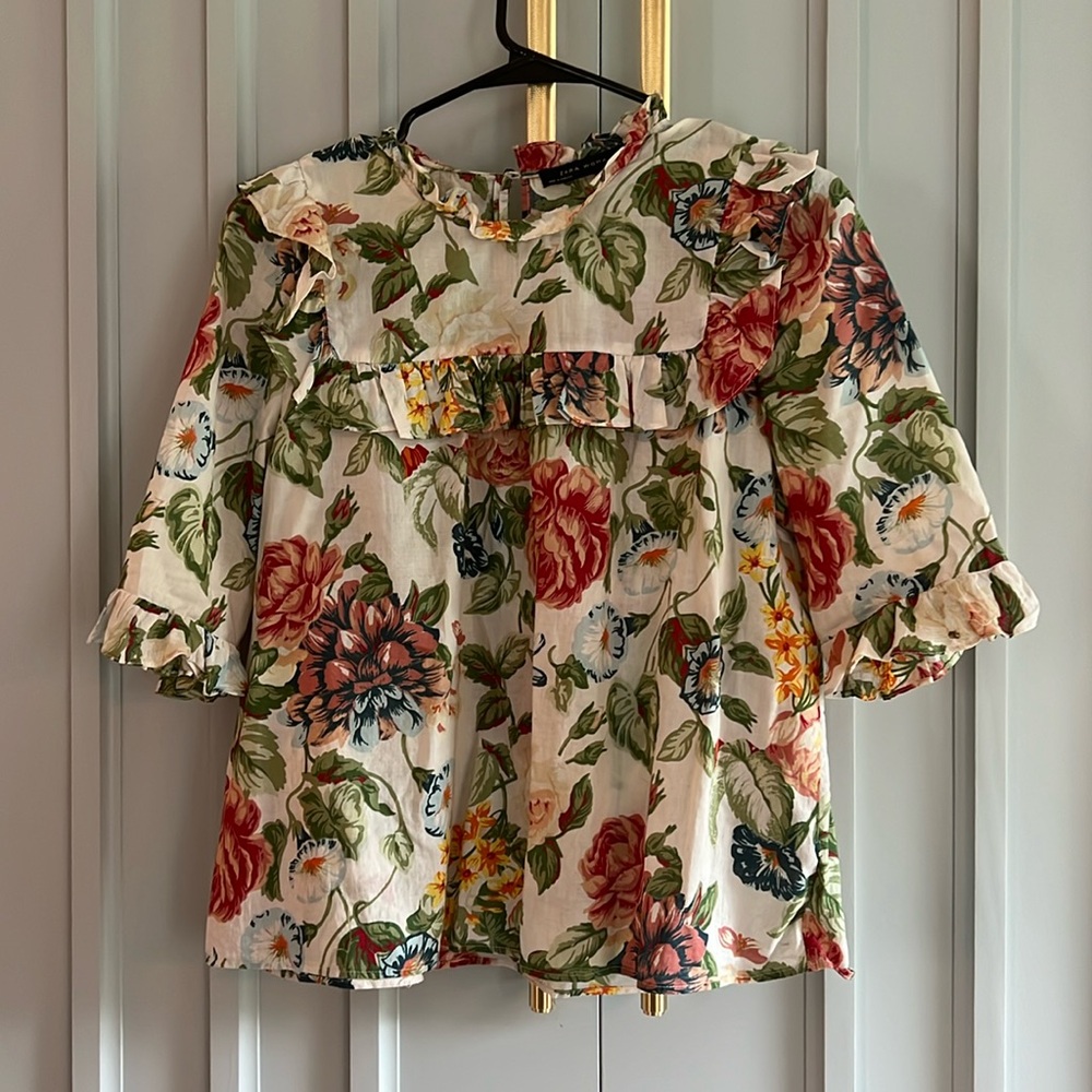Zara Floral Blouse